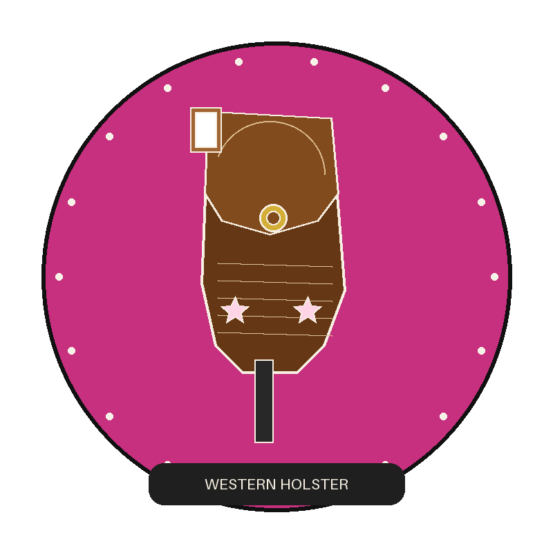 Western Drop-Loop Holster